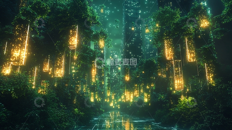 高清大图下载【趣麦麦图】梦幻森林