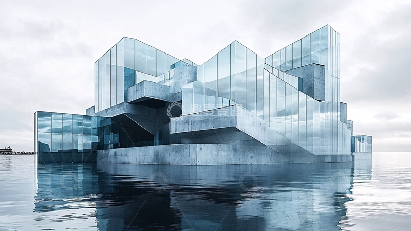 高清大图下载【趣麦麦图】玻璃建筑