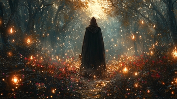 黑暗森林中神秘人物