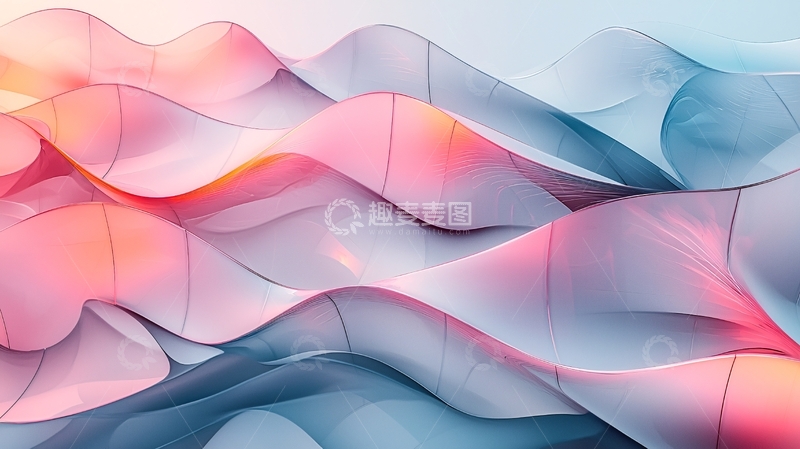 高清大图下载【趣麦麦图】流体抽象艺术背景