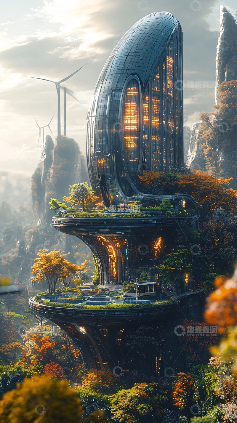 高清大图下载【趣麦麦图】未来都市