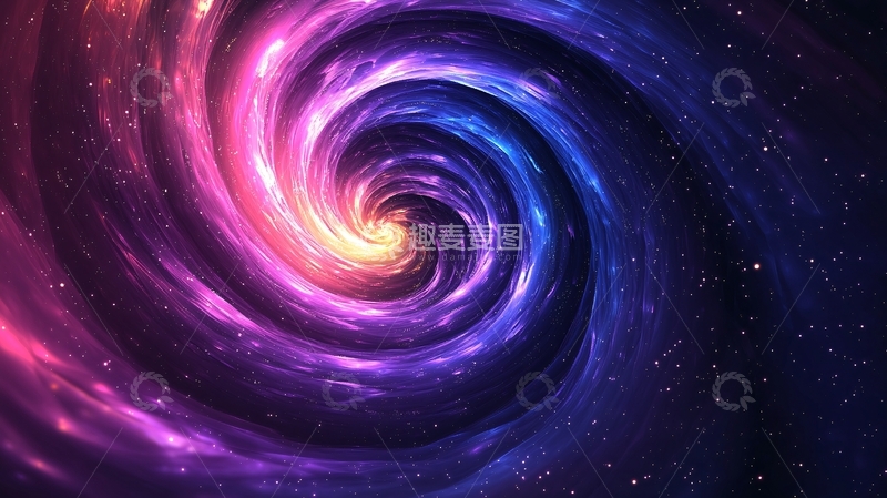 高清大图下载【趣麦麦图】旋转星系