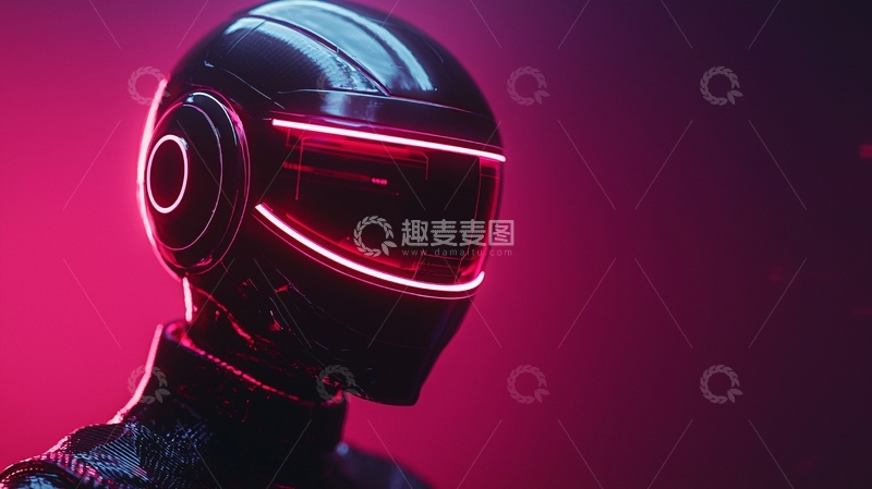 高清大图下载【趣麦麦图】未来科技感头盔