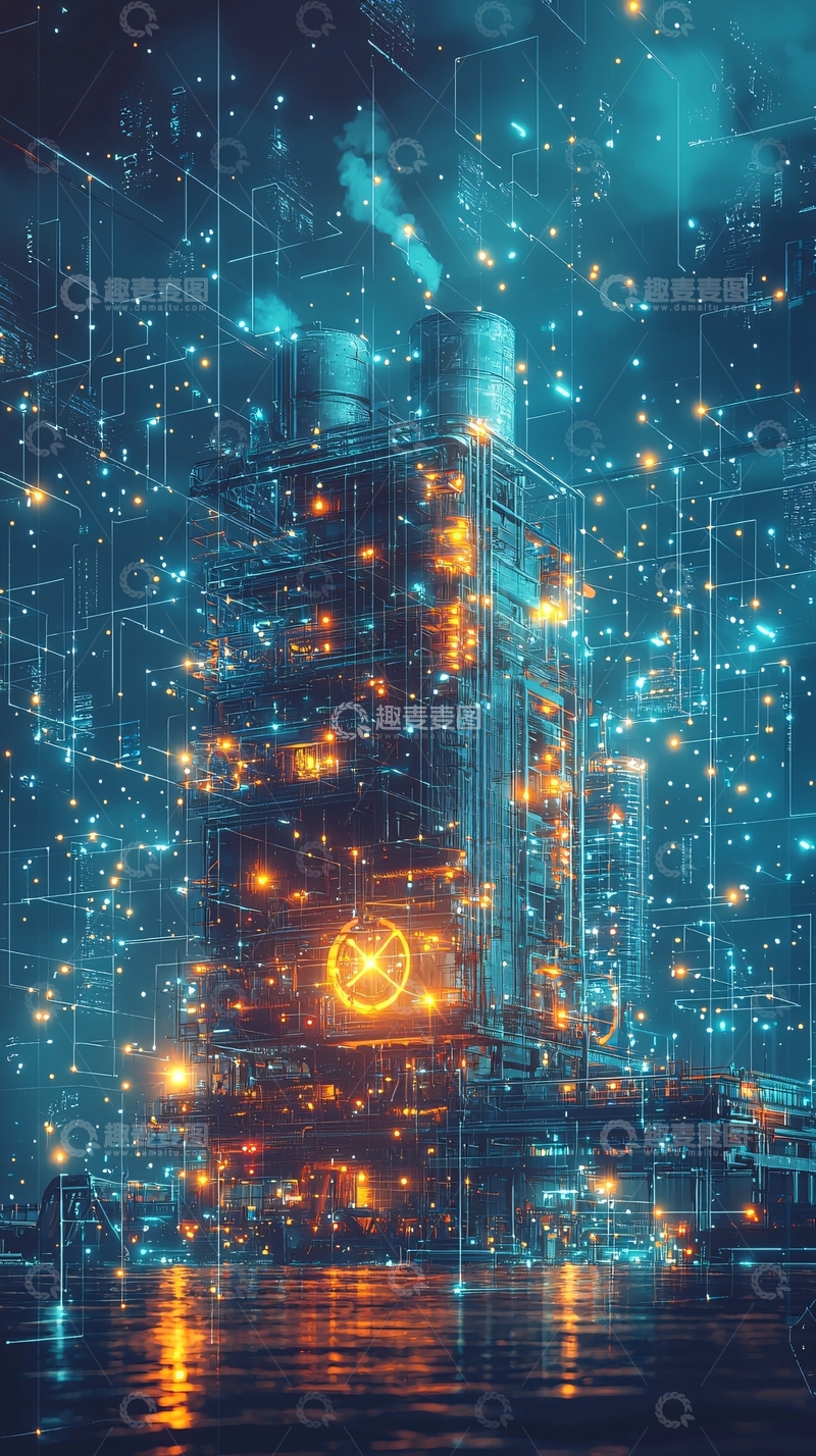 高清大图下载【趣麦麦图】未来科技感建筑