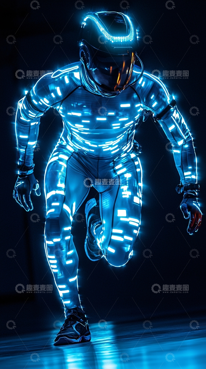 高清大图下载【趣麦麦图】科技感十足的未来战士