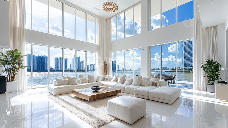 高清大图下载【趣麦麦图】现代简约风格大客厅