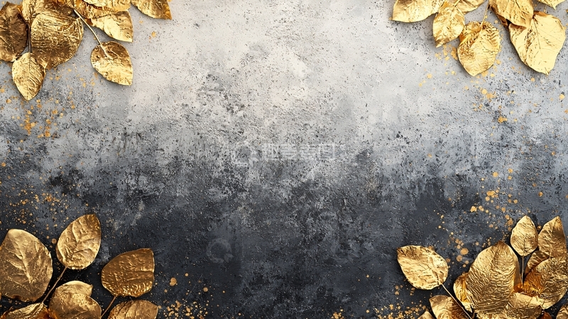 高清大图下载【趣麦麦图】金色树叶