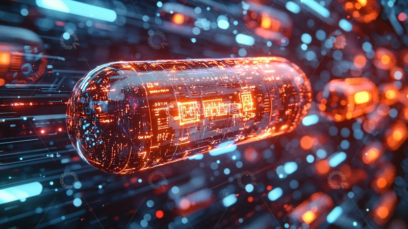 高清大图下载【趣麦麦图】科技感胶囊