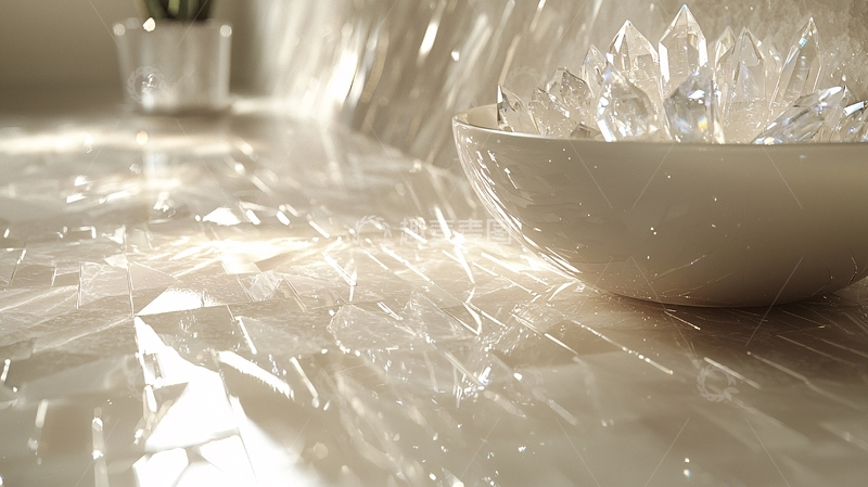 高清大图下载【趣麦麦图】透明塑料薄膜覆盖桌面