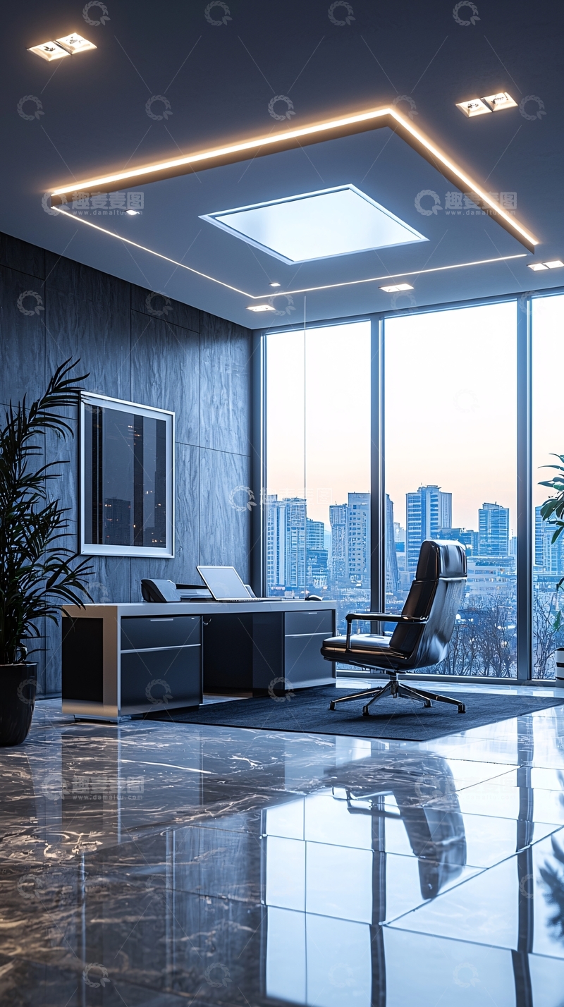 高清大图下载【趣麦麦图】现代化高档商务办公室内景