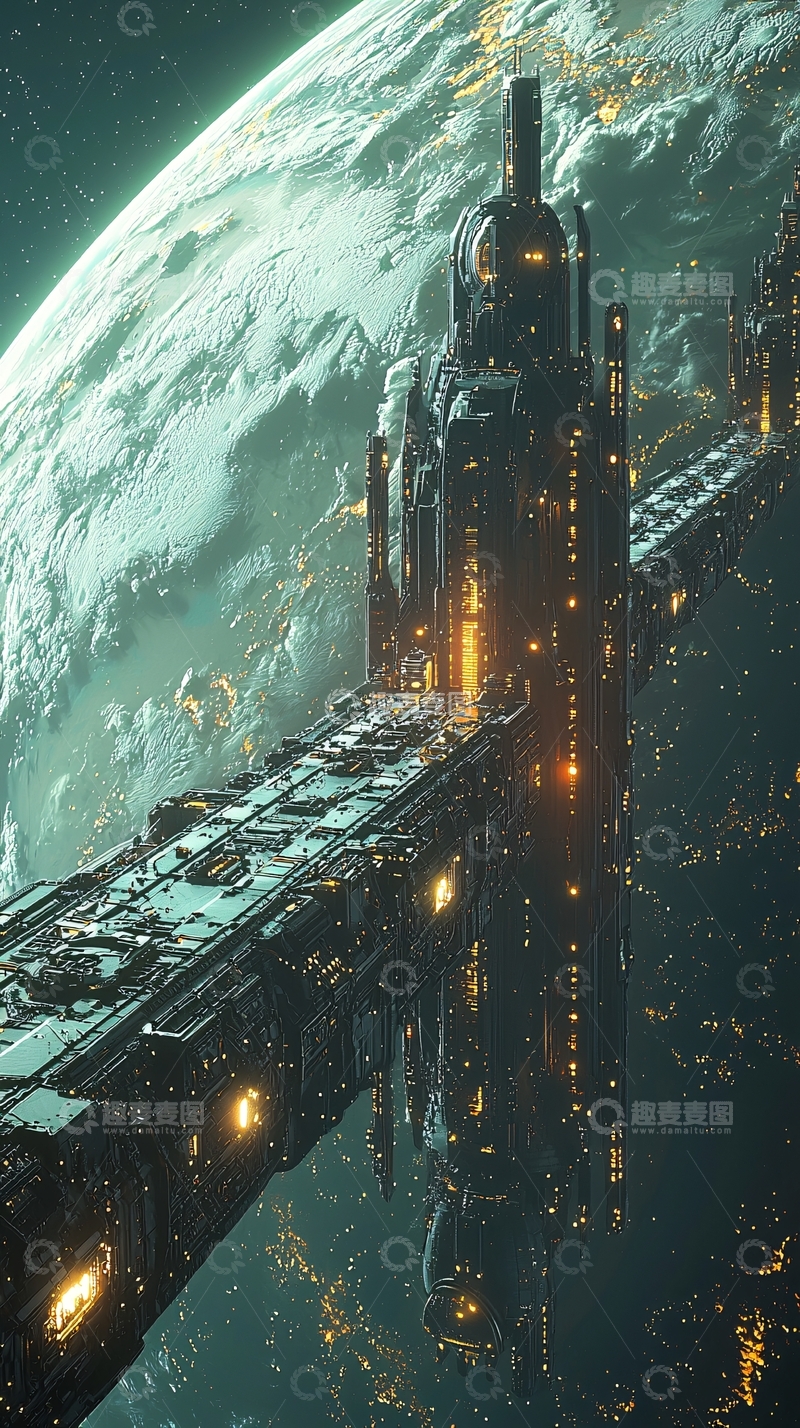 高清大图下载【趣麦麦图】太空堡垒