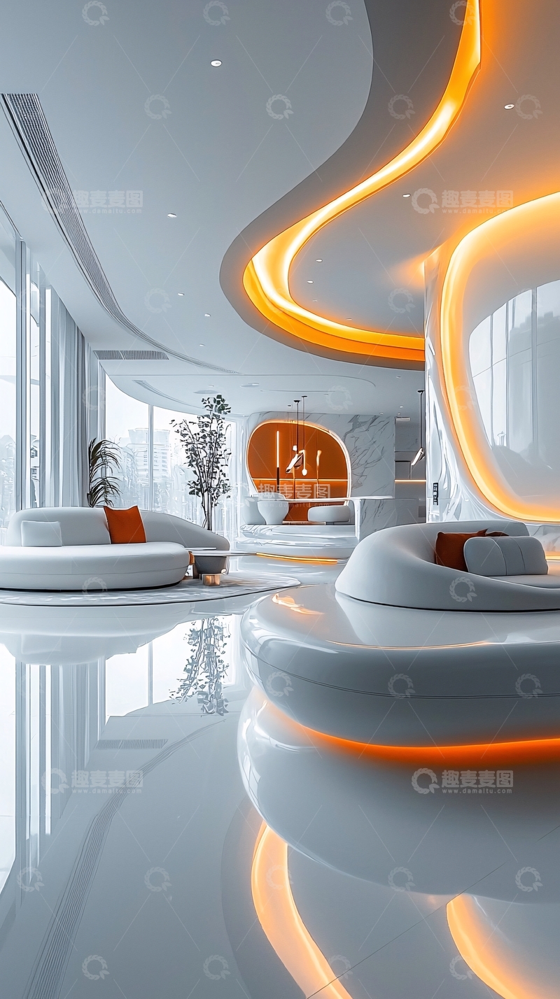 高清大图下载【趣麦麦图】现代极简风格室内设计