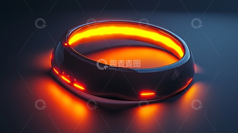 高清大图下载【趣麦麦图】未来科技手镯