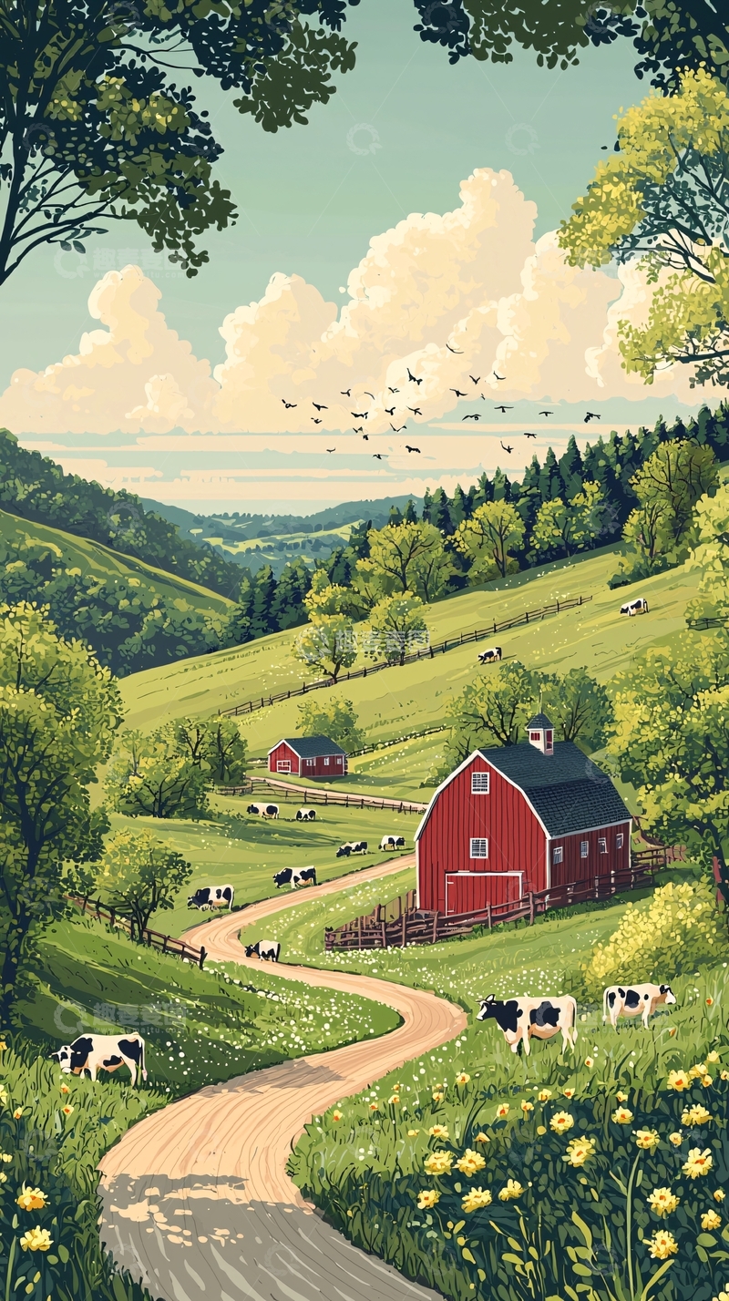 高清大图下载【趣麦麦图】田园风光312