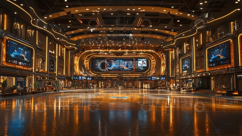 高清大图下载【趣麦麦图】奢华大气舞台灯光秀