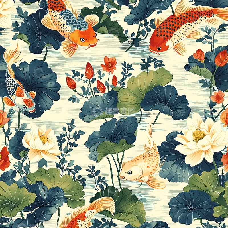 高清大图下载【趣麦麦图】鲤鱼