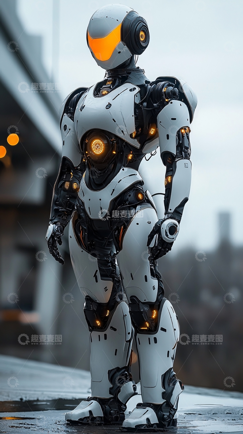高清大图下载【趣麦麦图】未来机器人