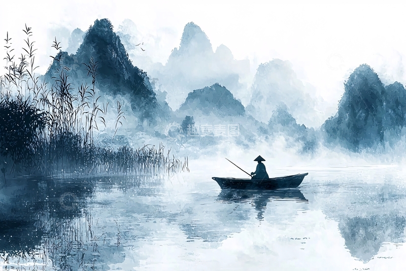 高清大图下载【趣麦麦图】水墨画