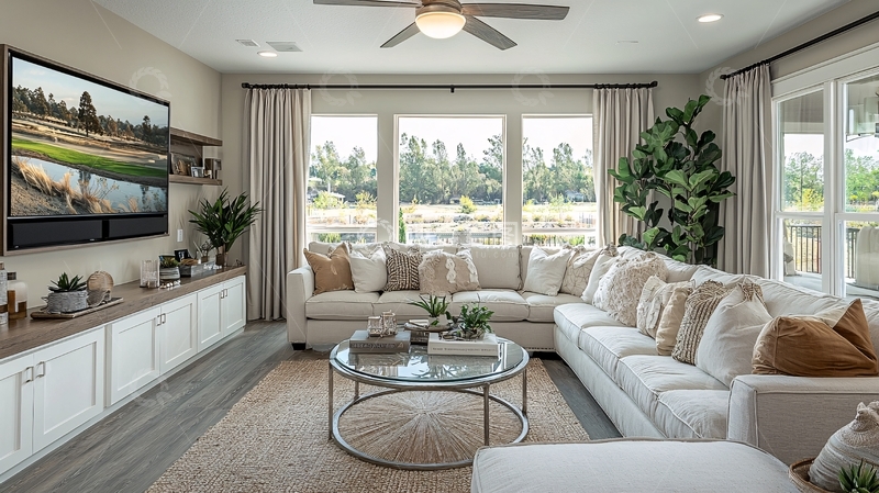 高清大图下载【趣麦麦图】现代简约客厅