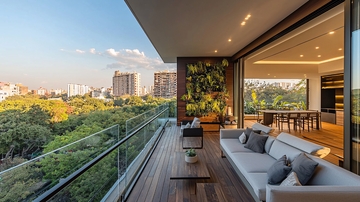 现代简约阳台景观