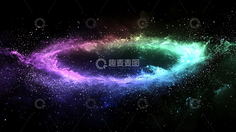 高清大图下载【趣麦麦图】彩色星云