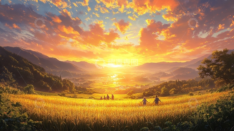 高清大图下载【趣麦麦图】日出