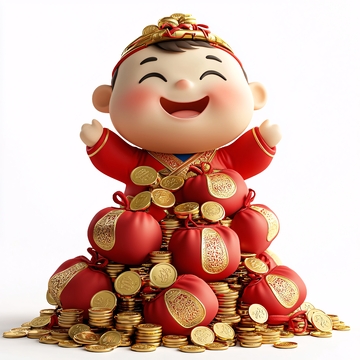 卡通财神