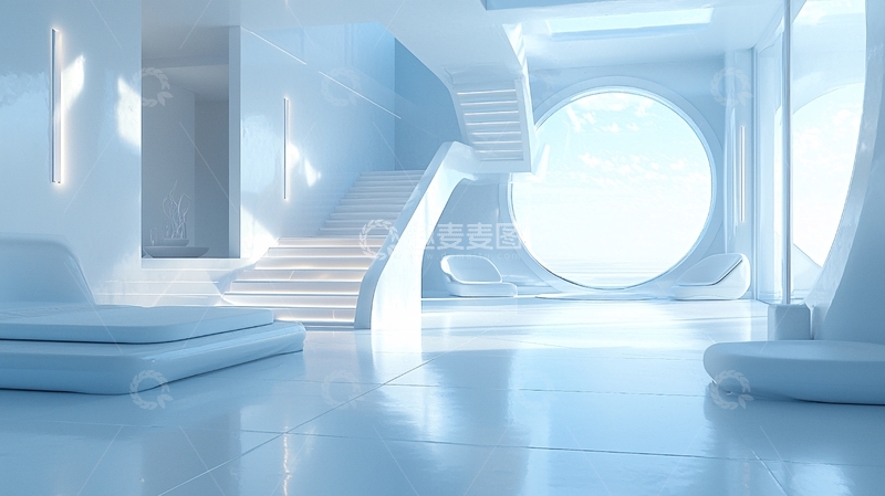 高清大图下载【趣麦麦图】现代简约风格蓝色家居