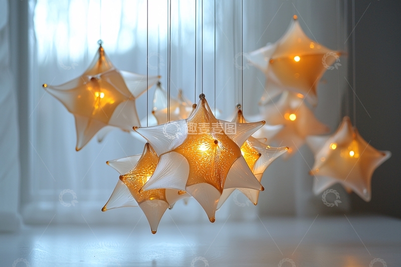 高清大图下载【趣麦麦图】星形吊灯