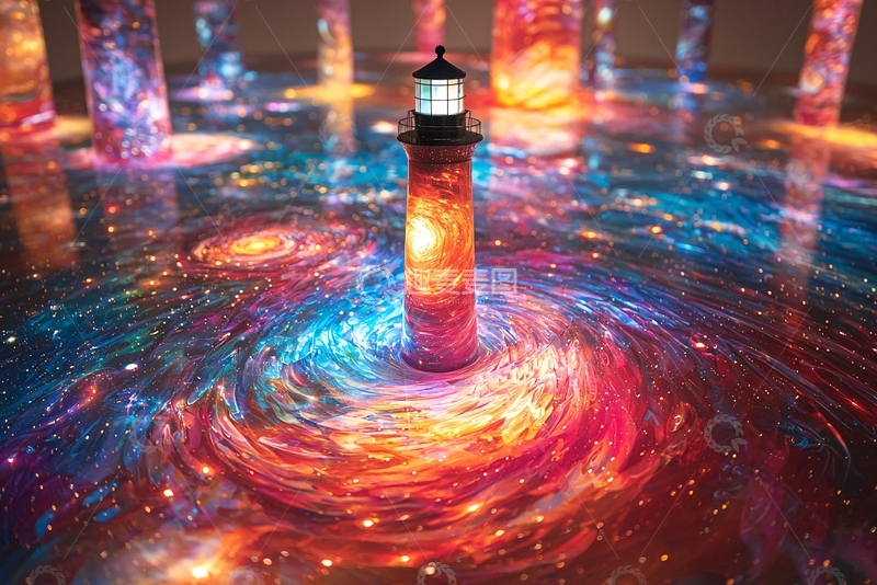 高清大图下载【趣麦麦图】宇宙灯塔