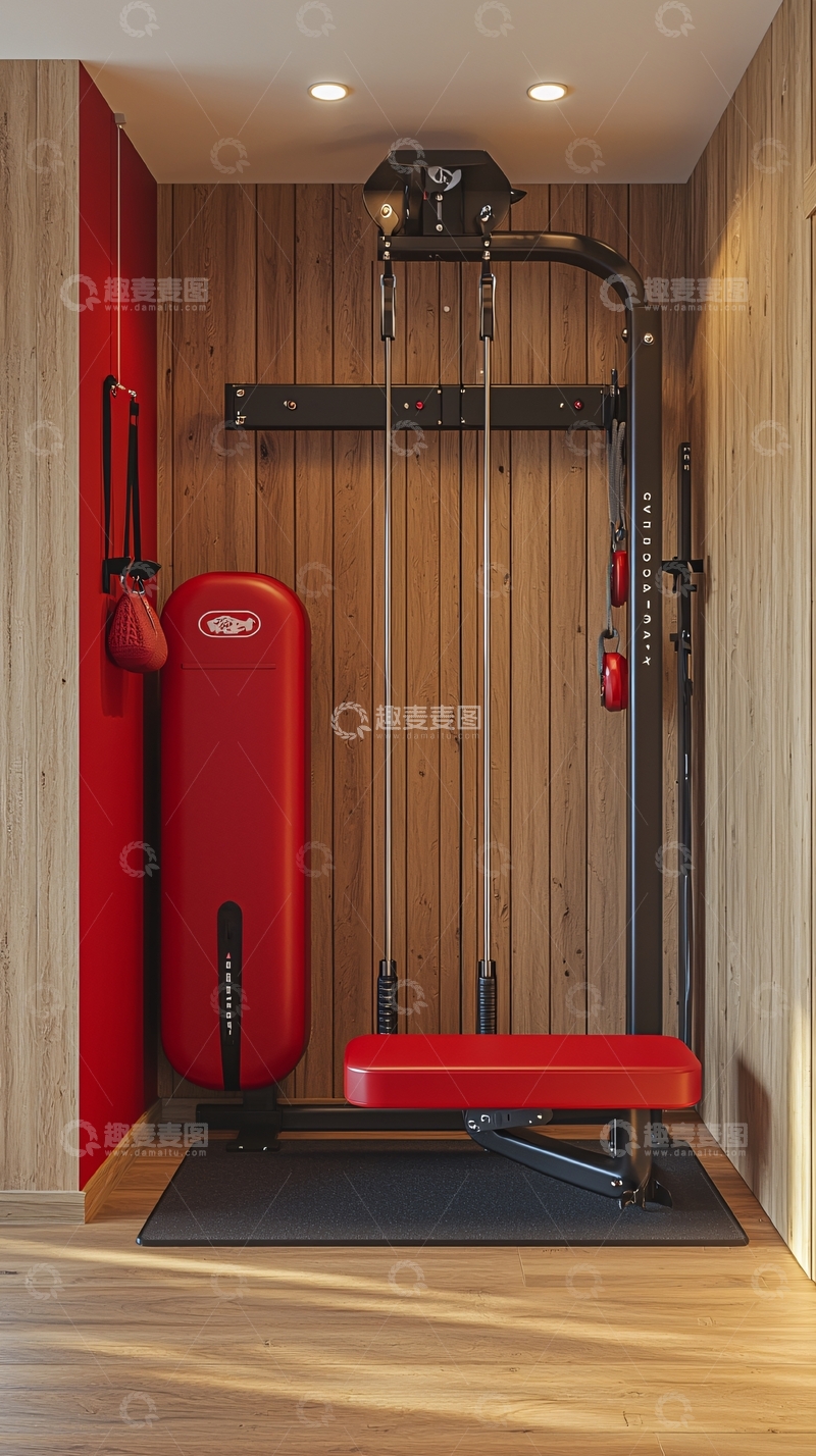 高清大图下载【趣麦麦图】家用健身房