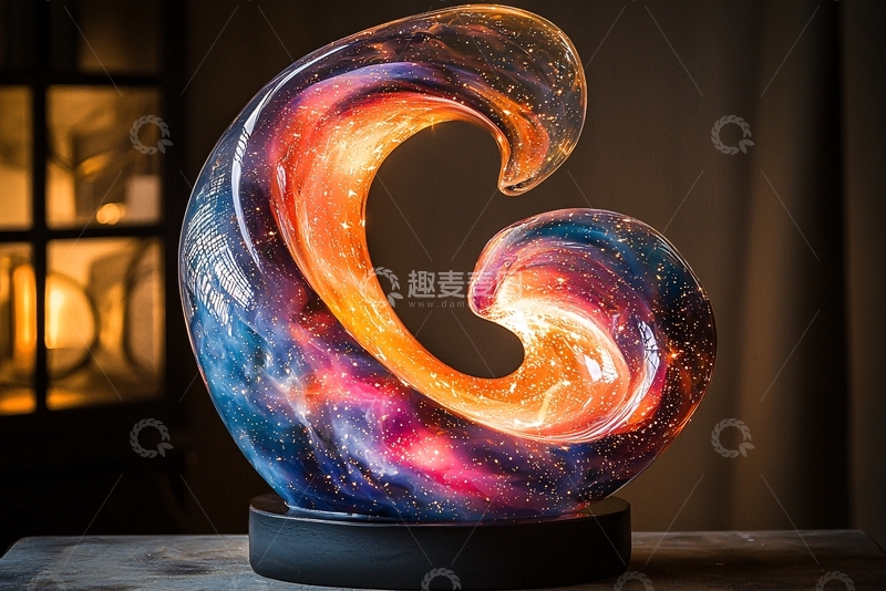 高清大图下载【趣麦麦图】抽象艺术摆件