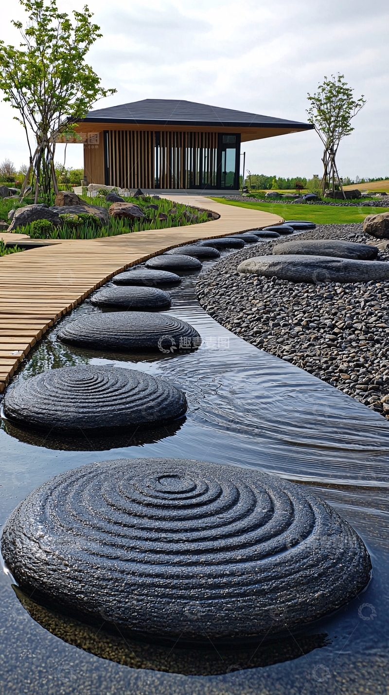 高清大图下载【趣麦麦图】日式庭院景观设计