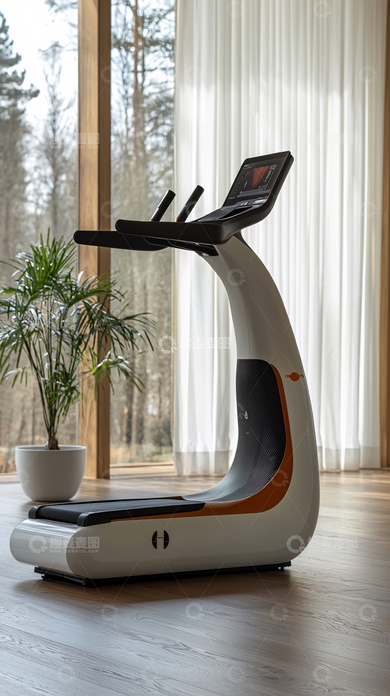 高清大图下载【趣麦麦图】高端家用跑步机