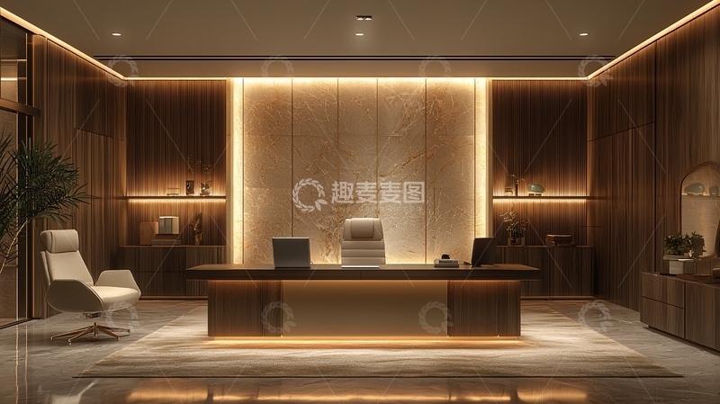 高清大图下载【趣麦麦图】现代简约风格办公室装修