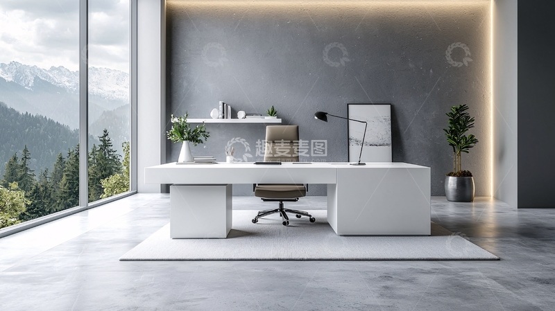 高清大图下载【趣麦麦图】现代简约办公空间