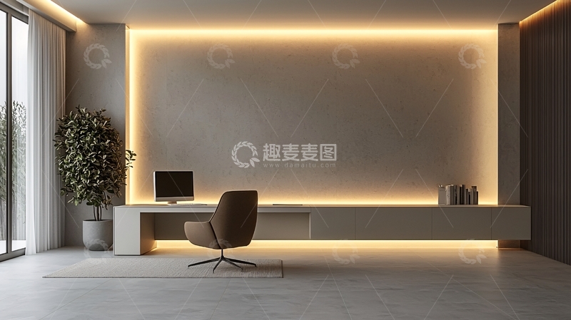高清大图下载【趣麦麦图】现代简约办公空间