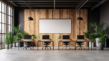 现代工业风办公室