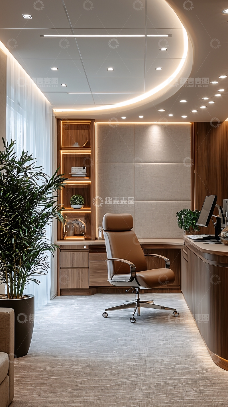 高清大图下载【趣麦麦图】现代简约高级办公空间