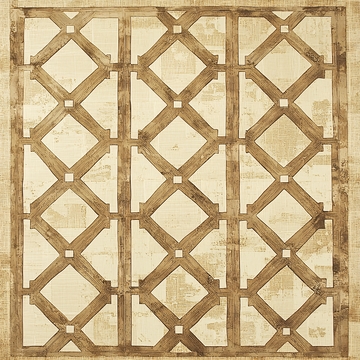 米色交叉格纹地毯