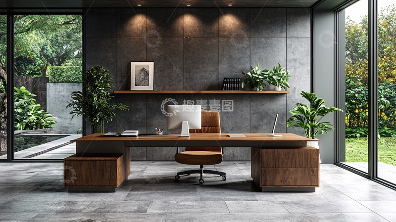 高清大图下载【趣麦麦图】现代极简风格办公室