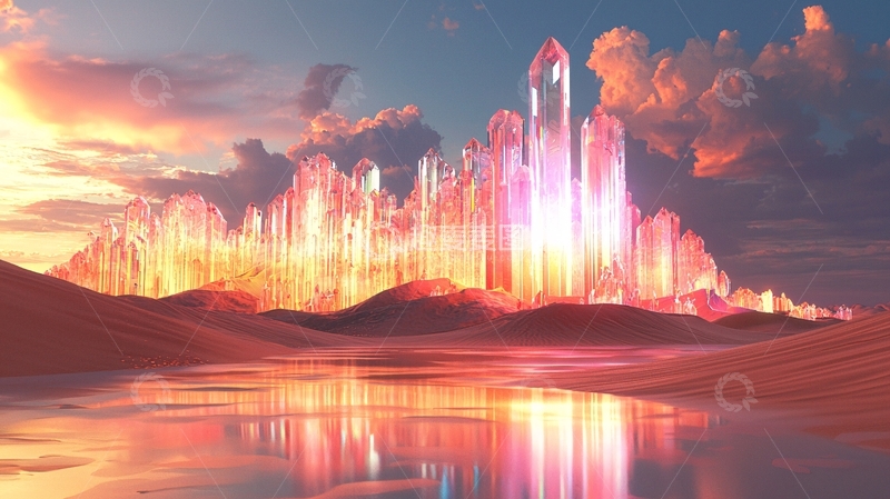 高清大图下载【趣麦麦图】水晶城市