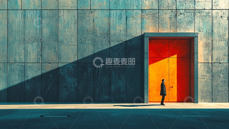 高清大图下载【趣麦麦图】光影建筑