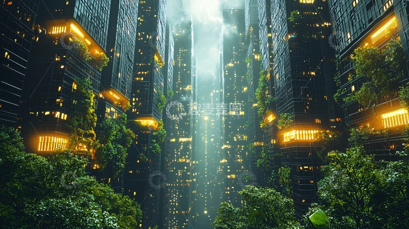 高清大图下载【趣麦麦图】未来都市