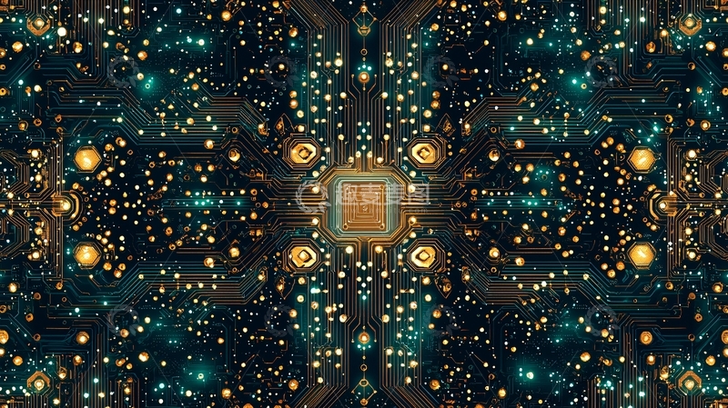 高清大图下载【趣麦麦图】抽象电路板