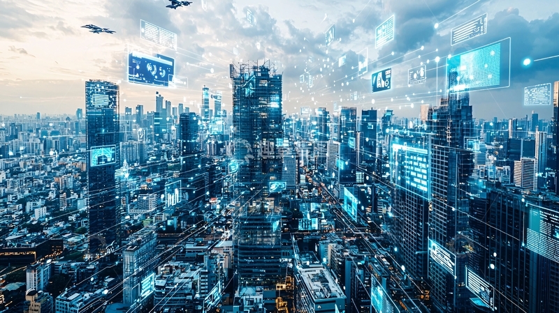 高清大图下载【趣麦麦图】未来科技城市125