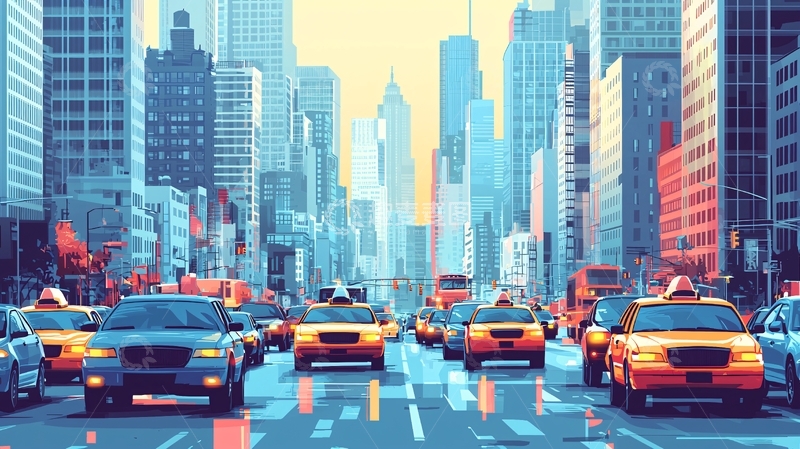 高清大图下载【趣麦麦图】纽约街景8