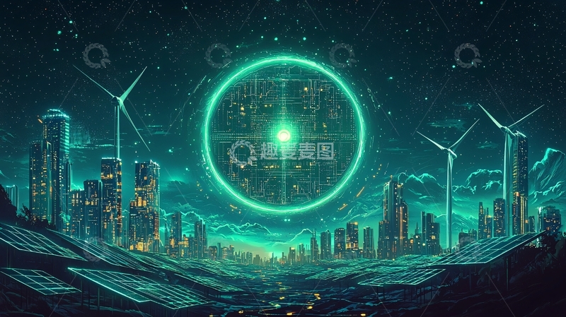 高清大图下载【趣麦麦图】未来城市