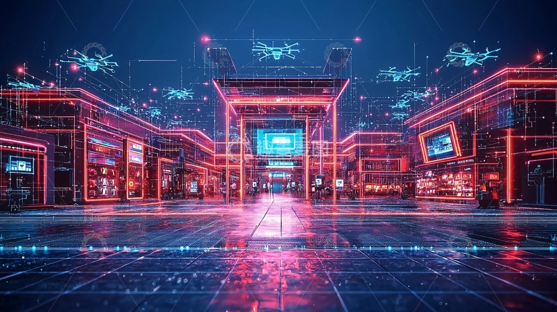 高清大图下载【趣麦麦图】未来科技城市126