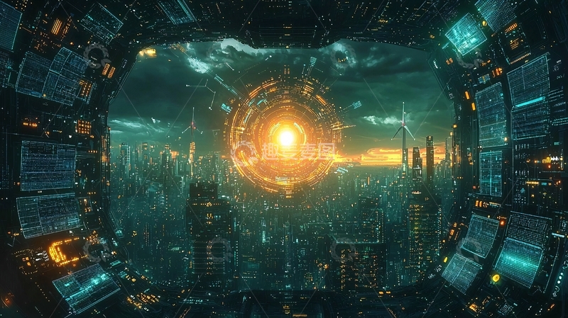高清大图下载【趣麦麦图】未来都市
